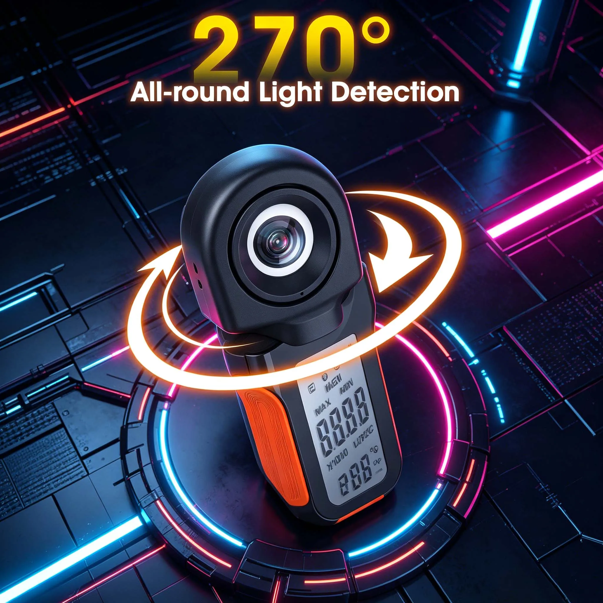 Digital Lux Meter 1-400000Lux Light Meter LCD Display High Accuracy Lux/FC Switch Data Hold MAX/MIN Memory Temperature Tester
Digital Lux Meter 1-400000Lux Light Meter LCD Display High Accuracy Lux/FC Switch Data Hold MAX/MIN Memory Temperature Tester