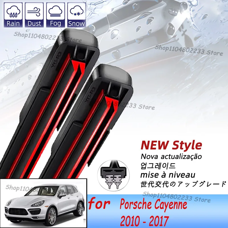 Natural Rubber Wiper Front Wiper Blades For Porsche Cayenne 2010 - 2017 Windshield Windscreen Window Rain Brush 26"+26"
Natural Rubber Wiper Front Wiper Blades For Porsche Cayenne 2010 - 2017 Windshield Windscreen Window Rain Brush 26"+26"