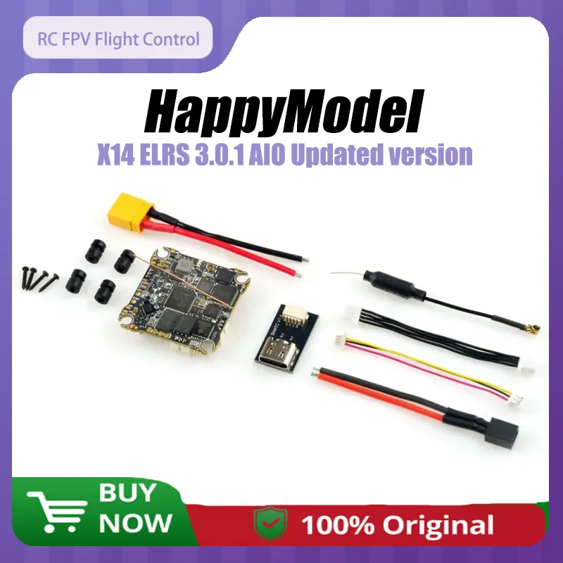 Rc Fpv FC New Happymodel Flight Control X14 5-In-1 2.4g Uart Elrs V3.0 With Openvtx Fpv Diy Accessories Christmas Gift
Rc Fpv FC New Happymodel Flight Control X14 5-In-1 2.4g Uart Elrs V3.0 With Openvtx Fpv Diy Accessories Christmas Gift