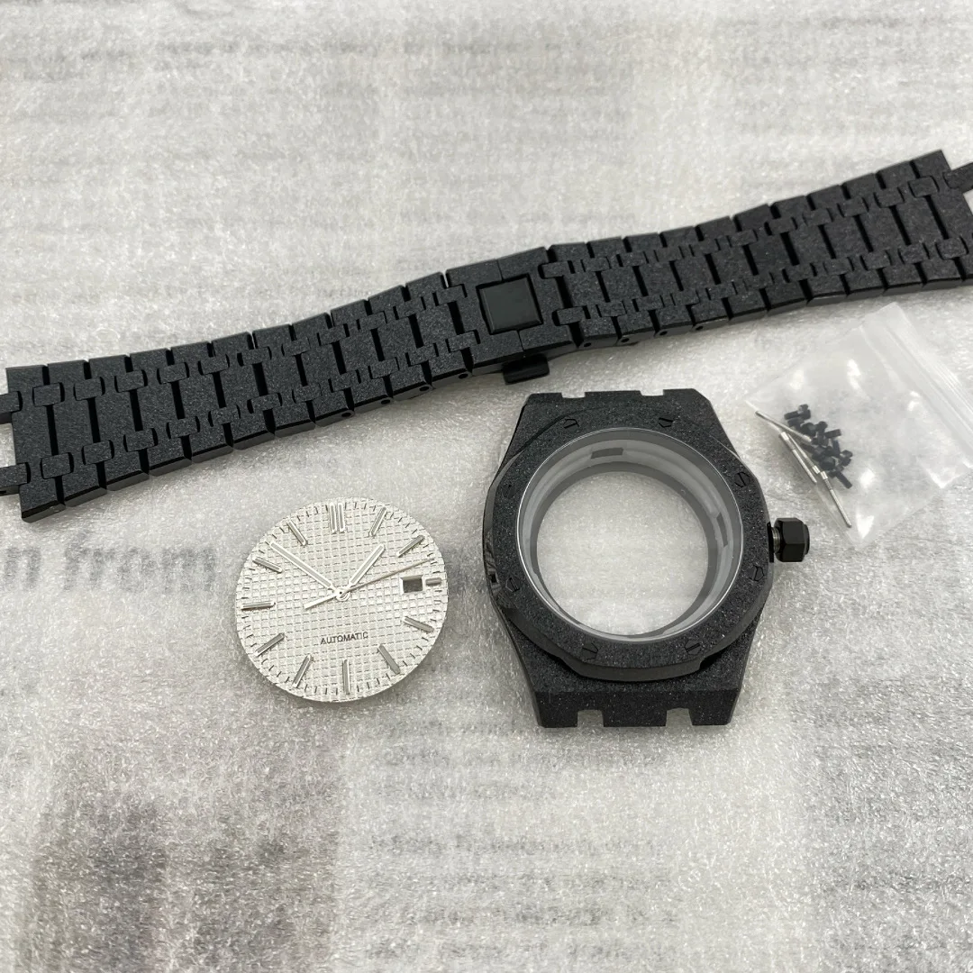 New Star Sand All Black NH35 Case Modified 41mm Octagonal Case Strap Set Suitable for NH36 Movement
New Star Sand All Black NH35 Case Modified 41mm Octagonal Case Strap Set Suitable for NH36 Movement