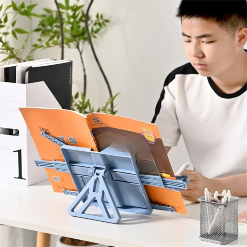 Adjustable Angle Lifting Landing Book Stand Extendable with Clip Reading Bookshelf Plastic Anti-slip Mat Book Holder Sheet Music
Adjustable Angle Lifting Landing Book Stand Extendable with Clip Reading Bookshelf Plastic Anti-slip Mat Book Holder Sheet Music