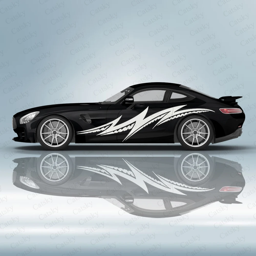 Lightning stripe graphic decal car side modification sticker for most car accessories Custom DIY sticker
Lightning stripe graphic decal car side modification sticker for most car accessories Custom DIY sticker