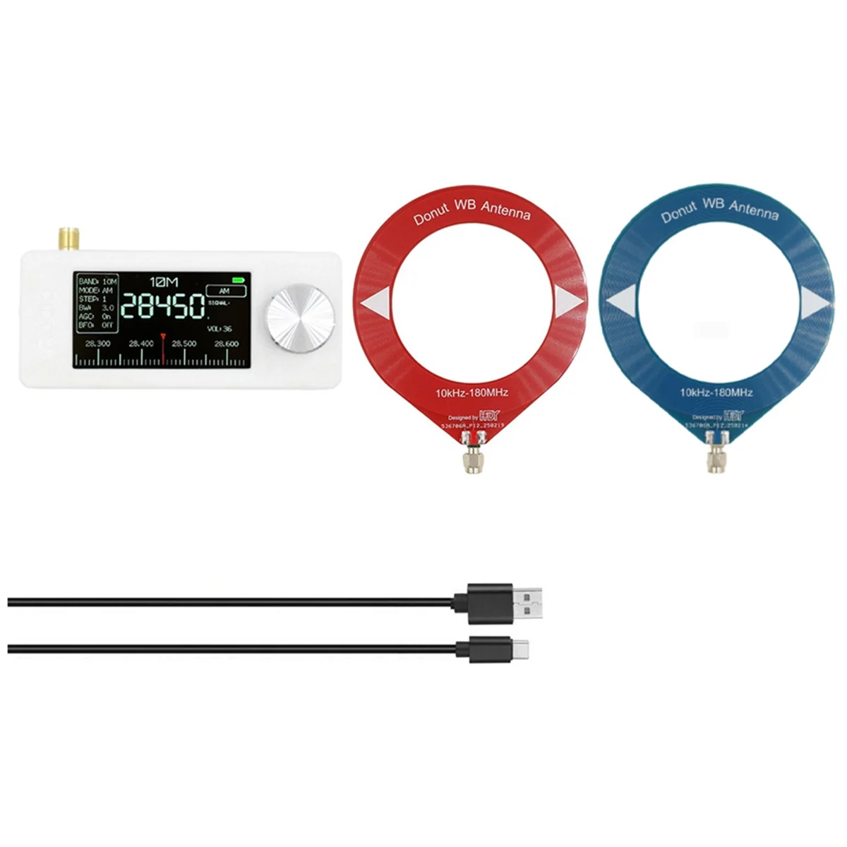 ASJQ-SI4732 Mini Radio 10Khz-180Mhz LSB USB AM FM Pocket Mini Radio All Band Radio Receiver with Antenna
ASJQ-SI4732 Mini Radio 10Khz-180Mhz LSB USB AM FM Pocket Mini Radio All Band Radio Receiver with Antenna