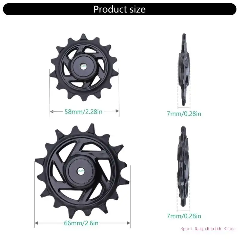 Bicycles Guide Wheel Suit Jockeys Wheel Bike Rear Derailleurs Pulley Steel Bearing Bike Maintenance Tool
Bicycles Guide Wheel Suit Jockeys Wheel Bike Rear Derailleurs Pulley Steel Bearing Bike Maintenance Tool