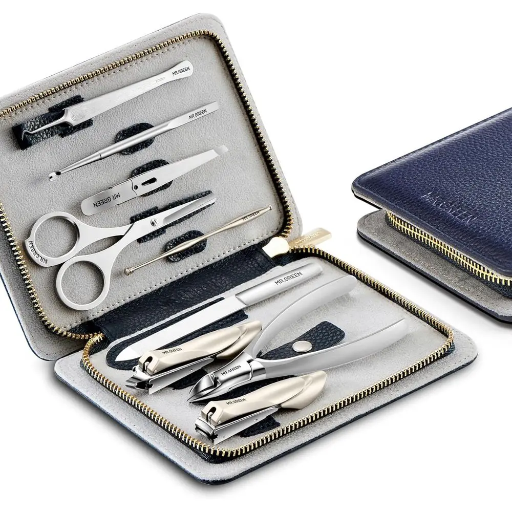 Luxury 9-in-1 Manicure & Pedicure Set with High-Quality Stainless Steel Tools in Genuine Leather Case
Luxury 9-in-1 Manicure & Pedicure Set with High-Quality Stainless Steel Tools in Genuine Leather Case
