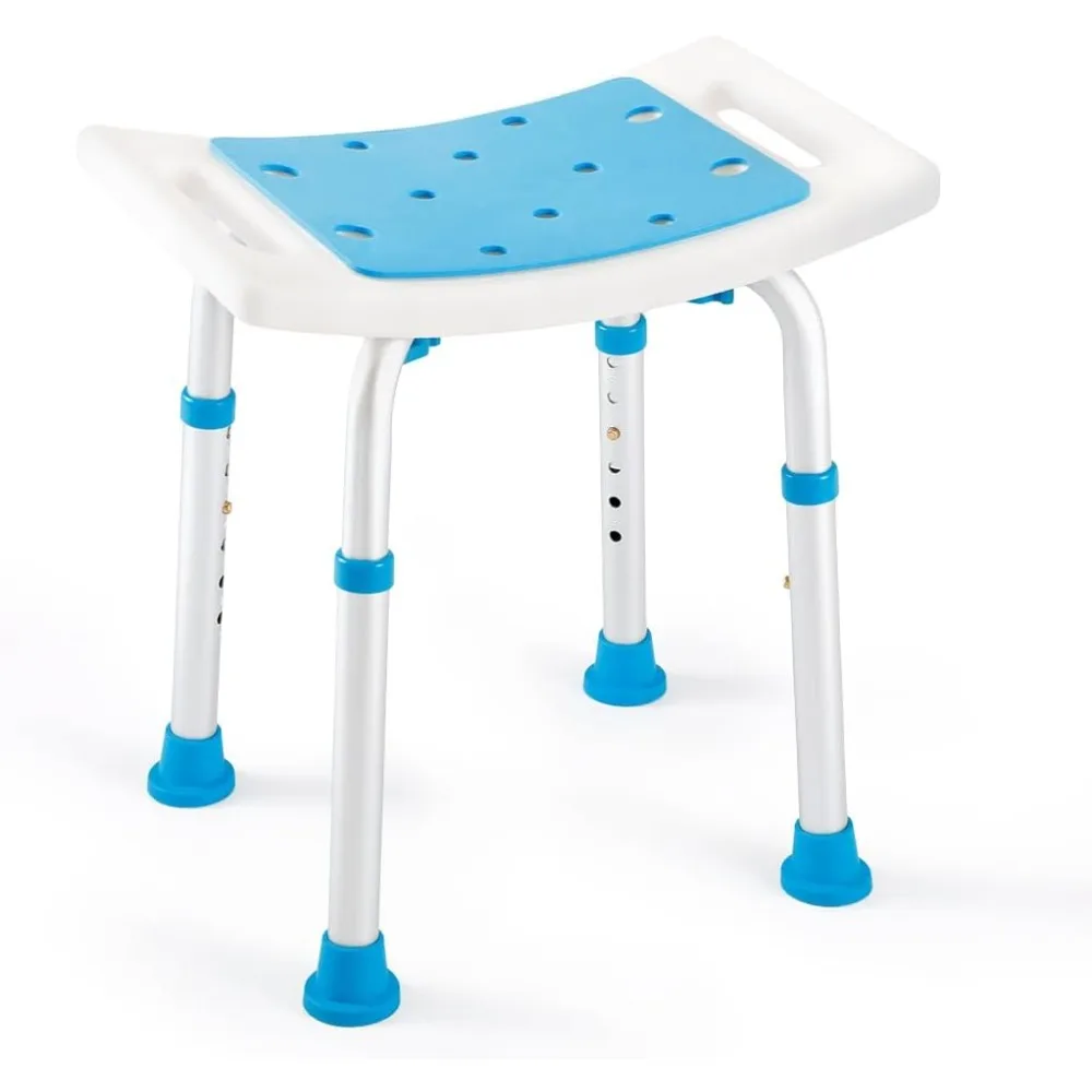 Shower Stool 350lbs Bath Seat Chair, Tool-Free Assembly Height Adjustable Bath Bench with Padded Seat for Seniors, Elderly
Shower Stool 350lbs Bath Seat Chair, Tool-Free Assembly Height Adjustable Bath Bench with Padded Seat for Seniors, Elderly