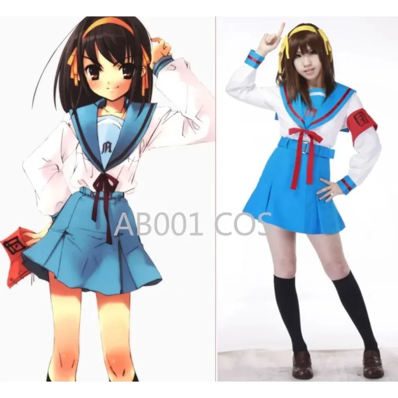 Аниме-косплей Suzumiya Haruhi No Yuuutsu, зимняя школьная форма, костюмы на Хэллоуин
Аниме-косплей Suzumiya Haruhi No Yuuutsu, зимняя школьная форма, костюмы на Хэллоуин