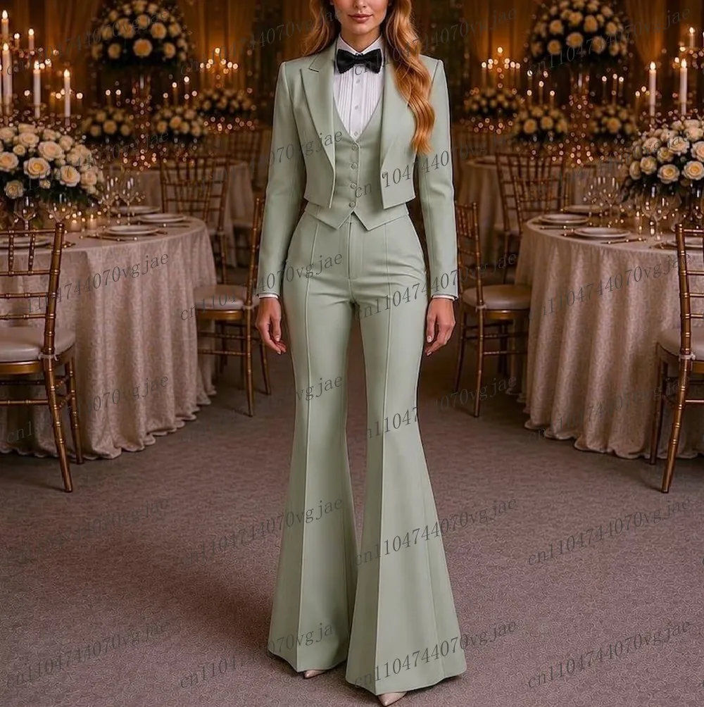 Mint Green Formal Business Women Suit Wedding Party Prom Ladies Mother Girl Tuxedos Costume 3 Piece Set Blazer Vest Pants
Mint Green Formal Business Women Suit Wedding Party Prom Ladies Mother Girl Tuxedos Costume 3 Piece Set Blazer Vest Pants
