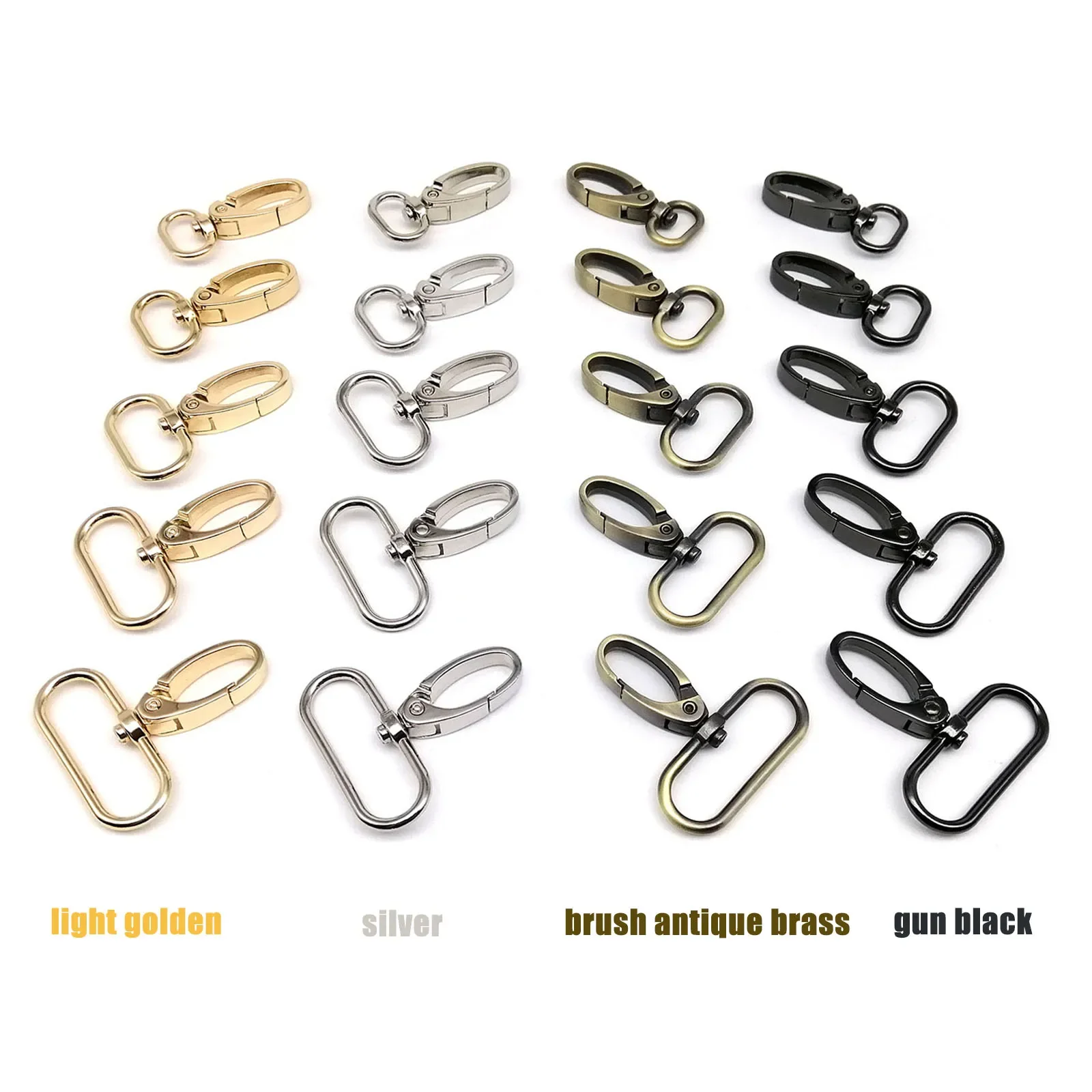 High Quality Metal 16/20/25/32/38mm Leather Bag Handbag Purse Strap Belt Clasp Trigger Buckle Keyring Dog Chain Collar Snap Hook
High Quality Metal 16/20/25/32/38mm Leather Bag Handbag Purse Strap Belt Clasp Trigger Buckle Keyring Dog Chain Collar Snap Hook