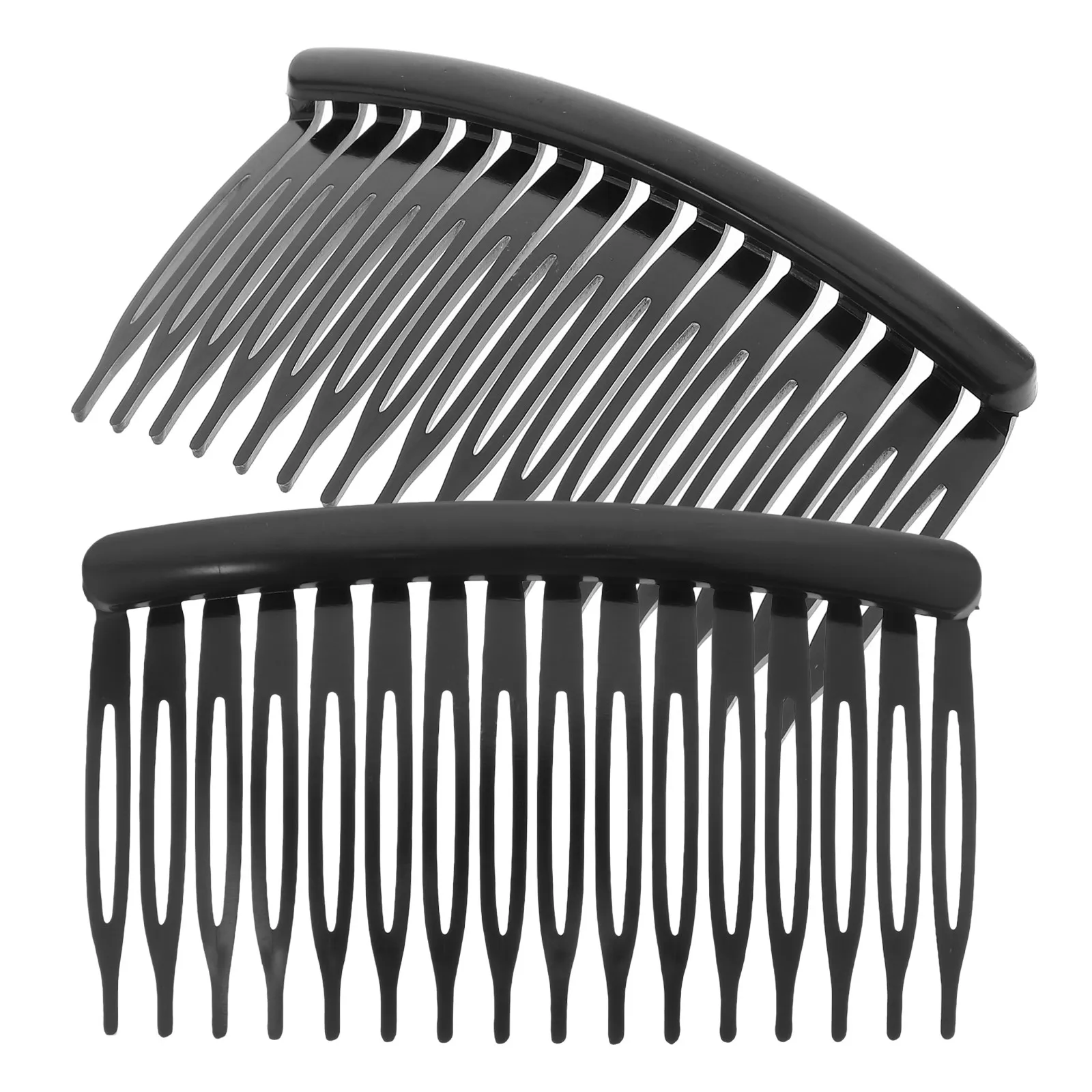 2Pcs Women Hair Comb Black Plastic 8x5cm Easy to Use Snug Fit for All Hair Styles Fashion Noble Look Wedding Prom Party
2Pcs Women Hair Comb Black Plastic 8x5cm Easy to Use Snug Fit for All Hair Styles Fashion Noble Look Wedding Prom Party