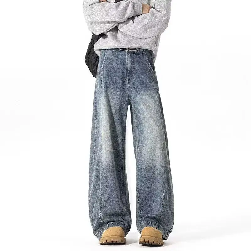 American Retro Striped Knife Wide Leg Slimming Jeans Men Women Spring Autumn Cleanfit Design Long Pants Women's Fashion
American Retro Striped Knife Wide Leg Slimming Jeans Men Women Spring Autumn Cleanfit Design Long Pants Women's Fashion
