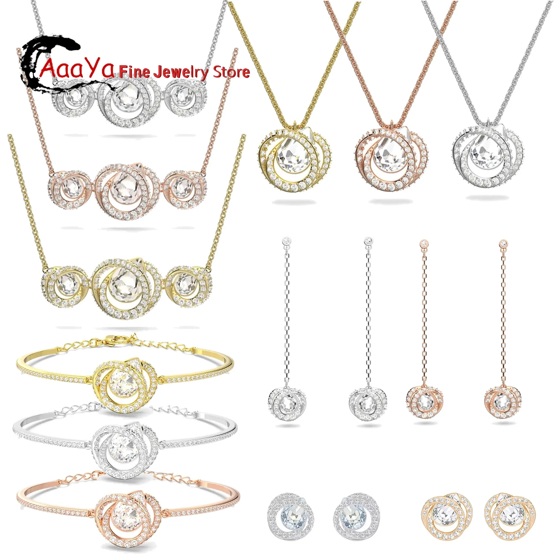 Original 2025 Spiral Charms Jewelry Set for Women Luxury Generation Necklace Bracelet Earrings Party Accessories Jewelry
Original 2025 Spiral Charms Jewelry Set for Women Luxury Generation Necklace Bracelet Earrings Party Accessories Jewelry