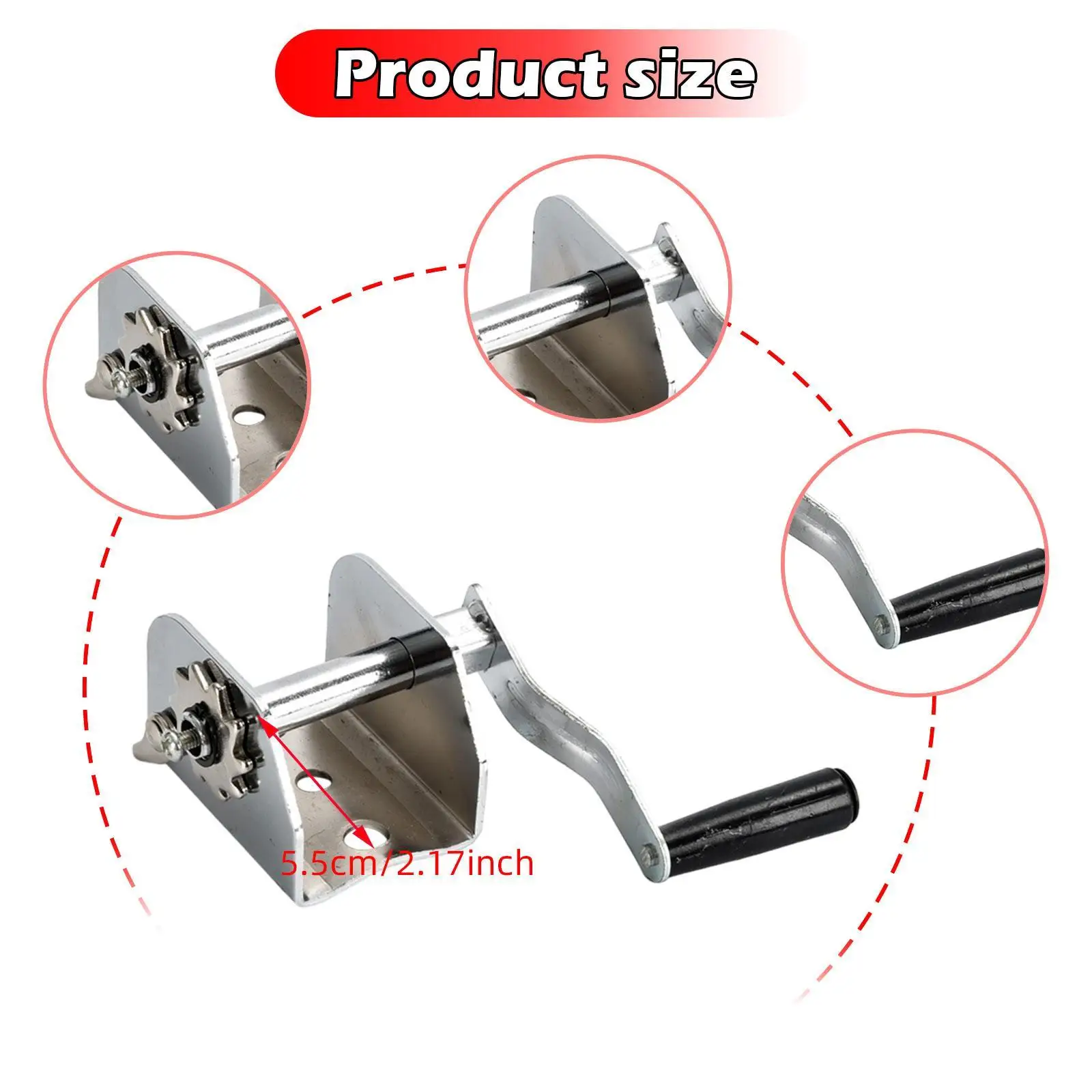 Multipurpose Sports Net Tensioner Hand Crank Stainless Steel Rope Tightening Tool for Badminton Tennis Volleyball Practice Field
Multipurpose Sports Net Tensioner Hand Crank Stainless Steel Rope Tightening Tool for Badminton Tennis Volleyball Practice Field