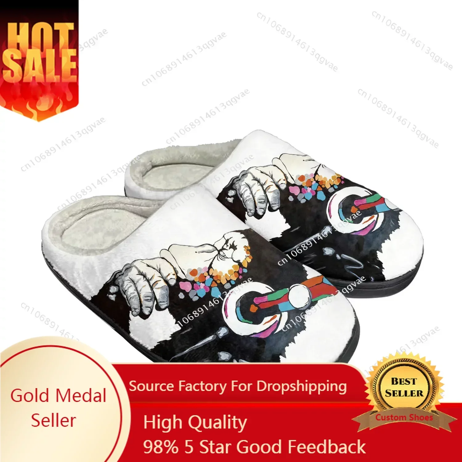 Banksy Thinking Chimp Home Cotton Custom Slippers Mens Womens Sandals Plush Bedroom Casual Keep Warm Shoe Thermal Slipper Black
Banksy Thinking Chimp Home Cotton Custom Slippers Mens Womens Sandals Plush Bedroom Casual Keep Warm Shoe Thermal Slipper Black