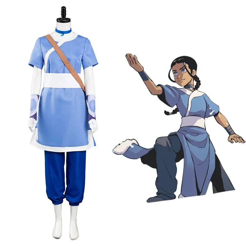 Avatar: The Last Airbender Katara Cosplay Costume Blue Robe Pants Full Set Suit Halloween Carnival Costume
Avatar: The Last Airbender Katara Cosplay Costume Blue Robe Pants Full Set Suit Halloween Carnival Costume
