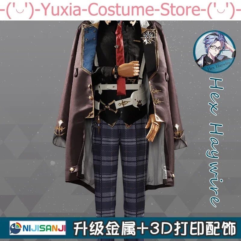 Аниме! Vtuber Nijisanji XSOLEIL Hex Haywire игровой костюм великолепная униформа косплей костюм Хэллоуин вечерние наряд мужской
Аниме! Vtuber Nijisanji XSOLEIL Hex Haywire игровой костюм великолепная униформа косплей костюм Хэллоуин вечерние наряд мужской