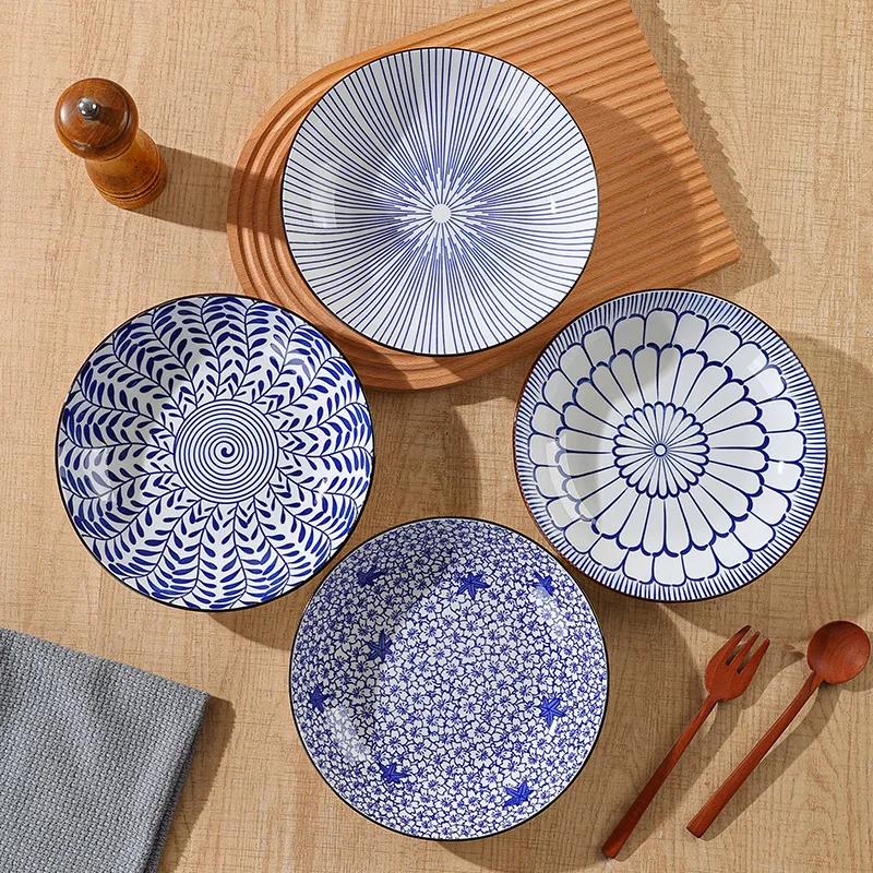 8 Inch Japanese Style Deep Ceramic Dinner Plate Creative Versatile Household Kitchen Western Food Serving Tableware
8 Inch Japanese Style Deep Ceramic Dinner Plate Creative Versatile Household Kitchen Western Food Serving Tableware