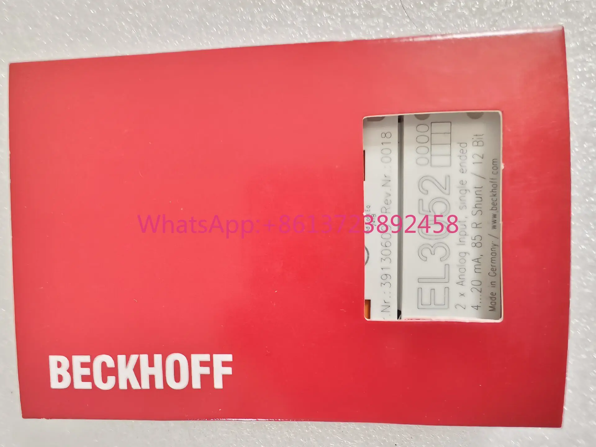 BECKHOFF EL3052 module, in stock
BECKHOFF EL3052 module, in stock