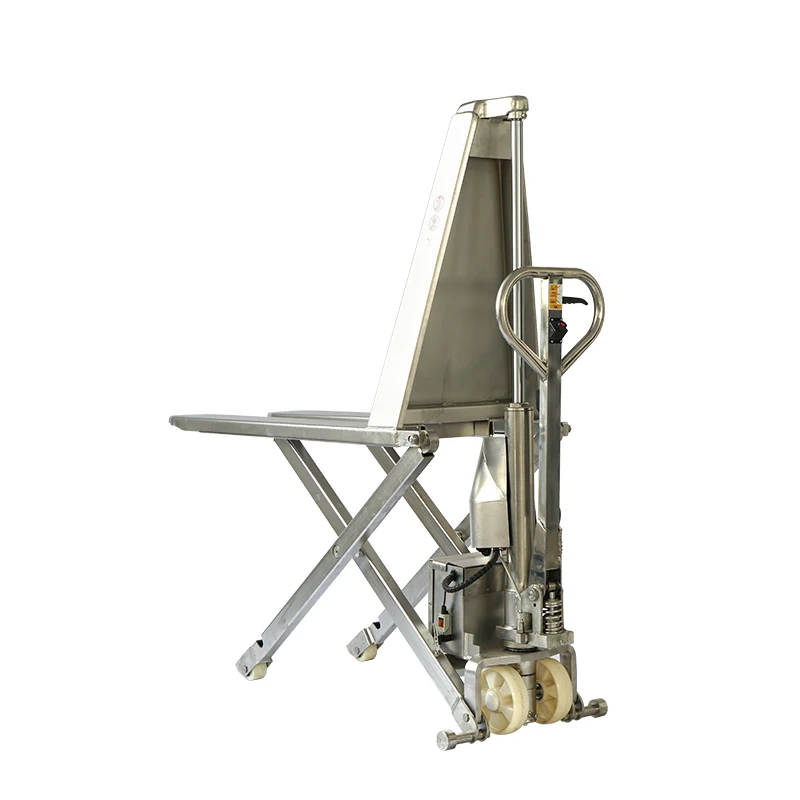 Stainless Steel High Lift Hydraulic Pallet Truck
Stainless Steel High Lift Hydraulic Pallet Truck