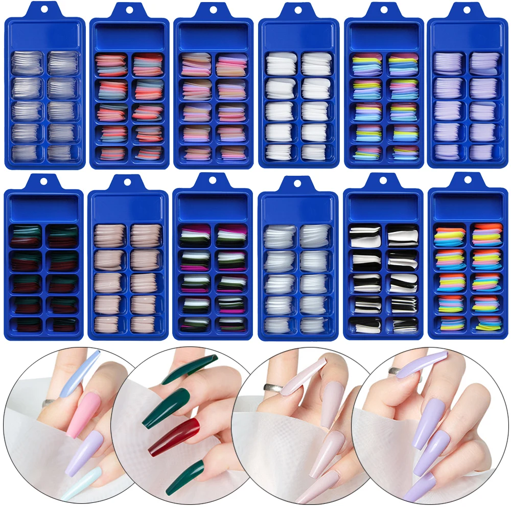 100Pcs/Box False Nails Coffin Extension Tips Full Cover Artificial Fake Nail Polish Acrylic Tips Press On Manicure Accessories
100Pcs/Box False Nails Coffin Extension Tips Full Cover Artificial Fake Nail Polish Acrylic Tips Press On Manicure Accessories