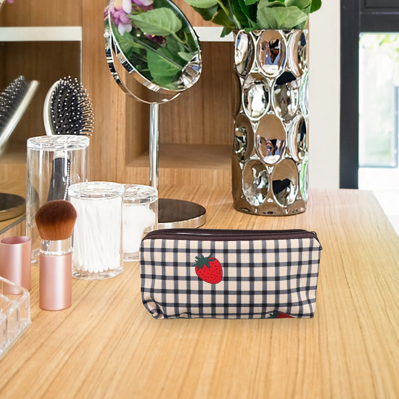 Pencil Bag Large Capacity Lightweight Zipper Smooth Anti Wear Material Stationery Storage Supplies Cute Kawaii Strawberry Design
Pencil Bag Large Capacity Lightweight Zipper Smooth Anti Wear Material Stationery Storage Supplies Cute Kawaii Strawberry Design