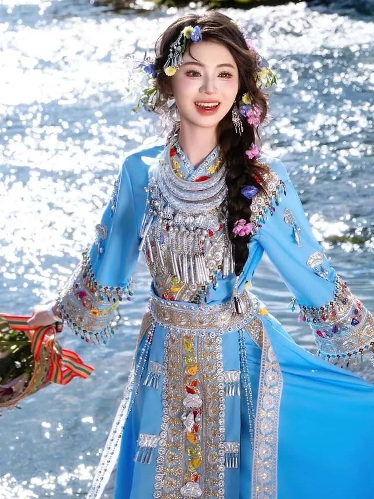 Ethnic costume women's performance exotic style travel photography set
Ethnic costume women's performance exotic style travel photography set