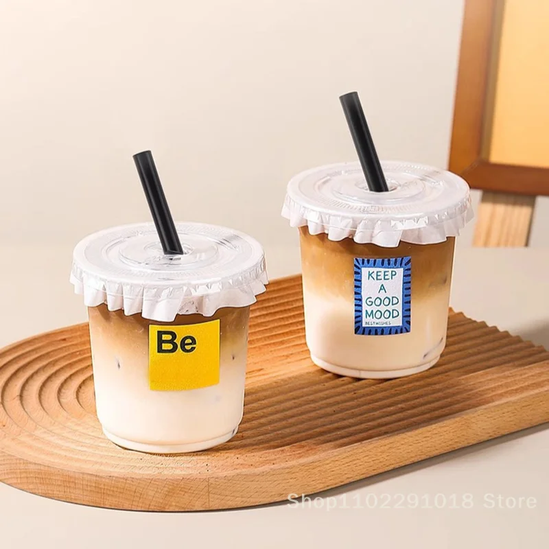 10Pcs 360/420/520ml Plastic Straw Cups With Lids Snack And Drink Cup Cold Cup Clear Disposable PET Plastic Cup Boba Milk Tea Cup
10Pcs 360/420/520ml Plastic Straw Cups With Lids Snack And Drink Cup Cold Cup Clear Disposable PET Plastic Cup Boba Milk Tea Cup