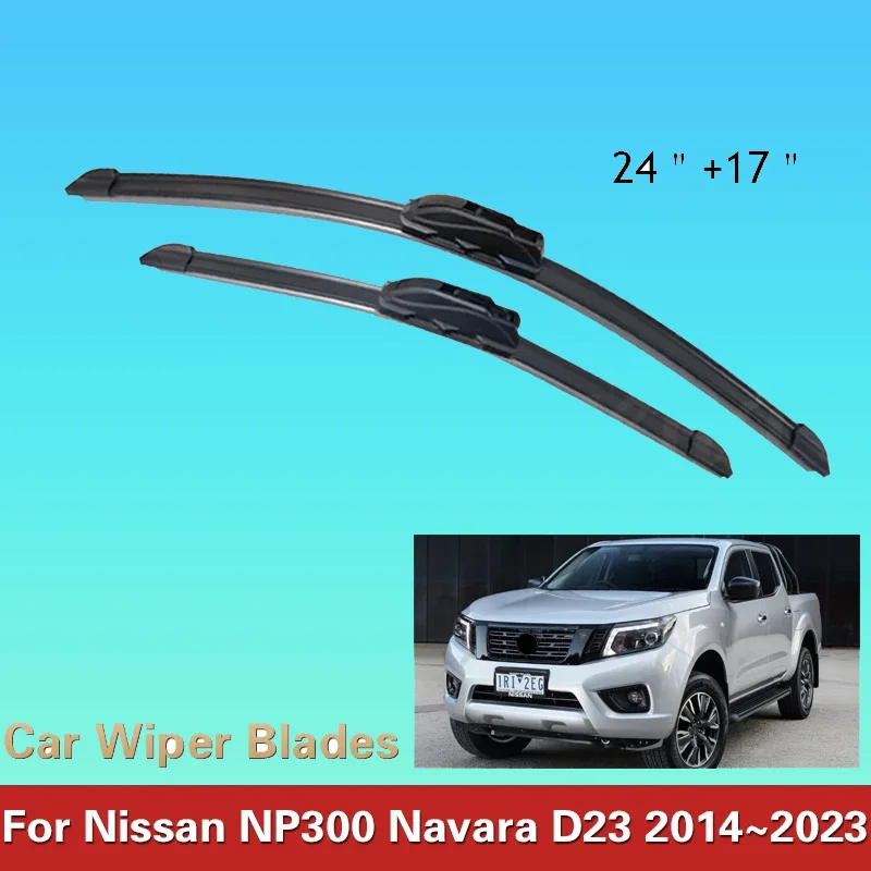 For Nissan NP300 Navara Frontier D23 2014~2023 Car Front Wiper Blades Window Windshield Windscreen Brushes Auto Replacement Part
For Nissan NP300 Navara Frontier D23 2014~2023 Car Front Wiper Blades Window Windshield Windscreen Brushes Auto Replacement Part