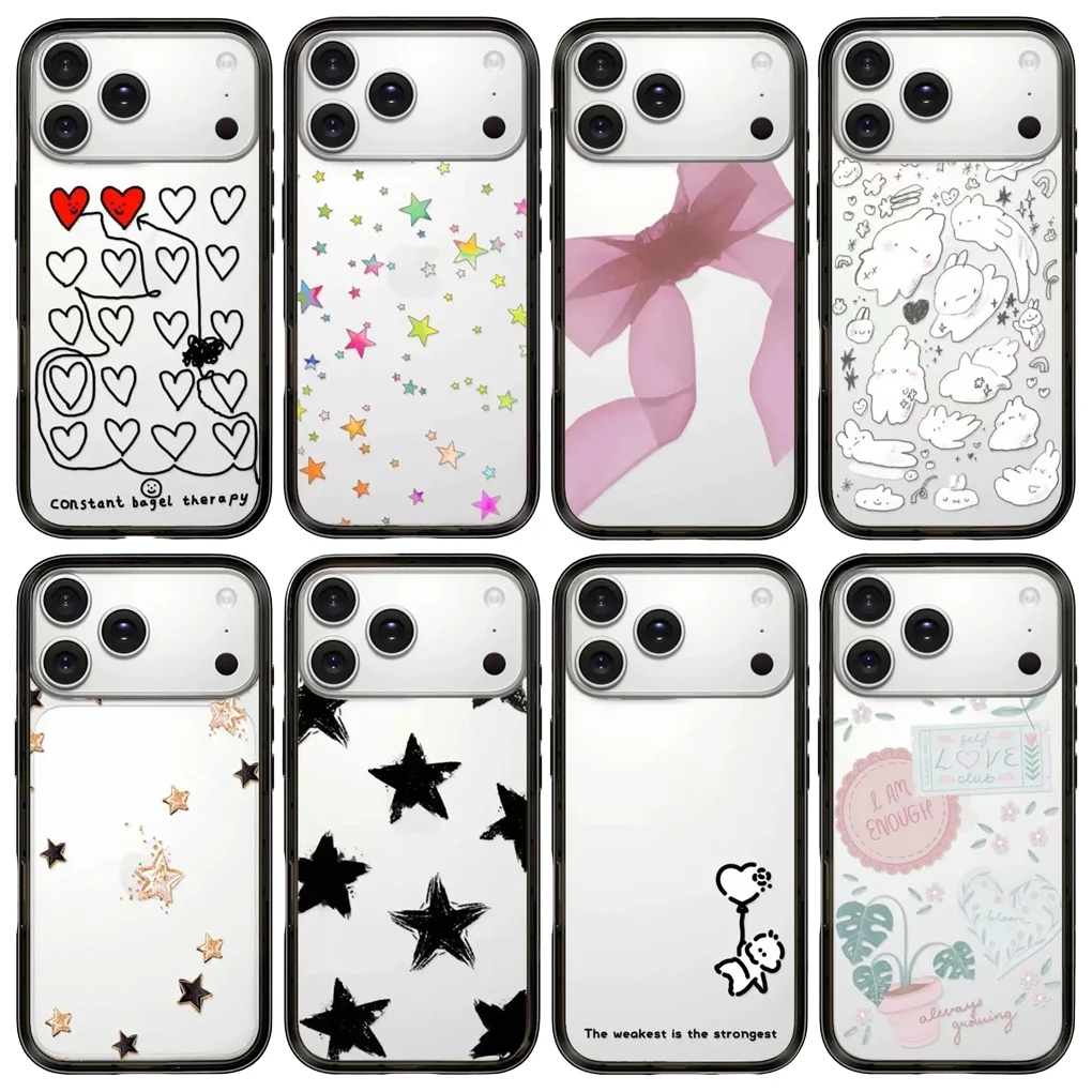 Cartoon Multicolor New Type Acrylic Black Border Phone Cover for IPhone 13 14 15 16 17 Pro Max Case for IPhone 17 Air
Cartoon Multicolor New Type Acrylic Black Border Phone Cover for IPhone 13 14 15 16 17 Pro Max Case for IPhone 17 Air