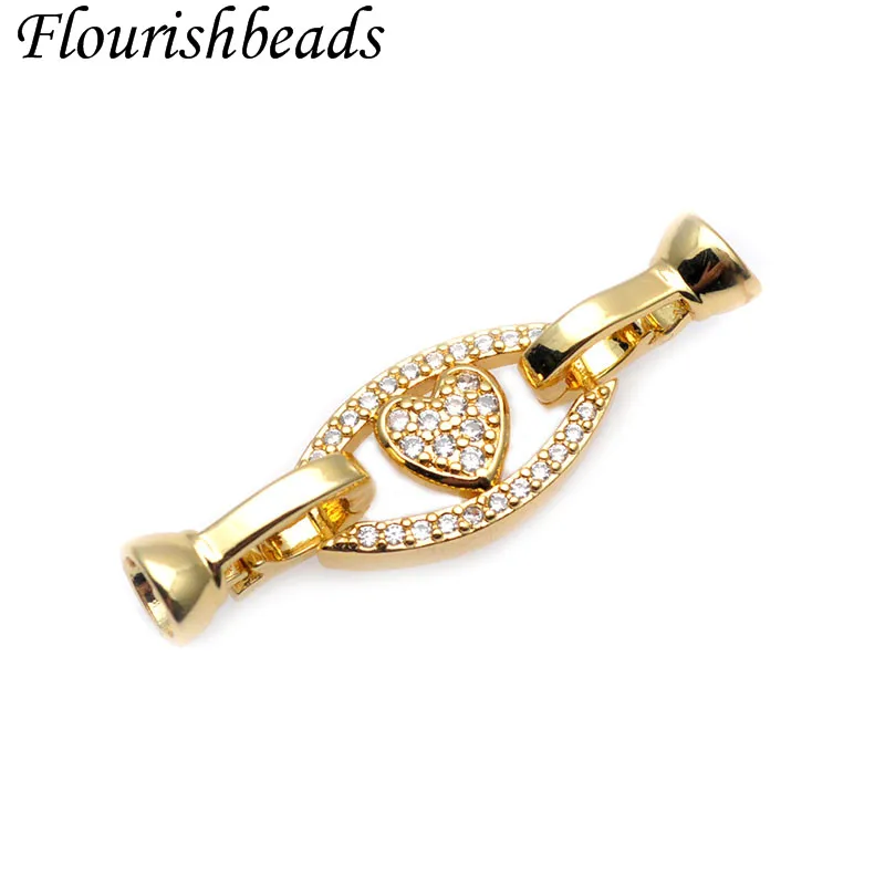 10pcs/lot High Quality Fastener Clasps Connectors Necklace Accessories Paved CZ Beads for Fashion Jewelry Making Supplies
10pcs/lot High Quality Fastener Clasps Connectors Necklace Accessories Paved CZ Beads for Fashion Jewelry Making Supplies
