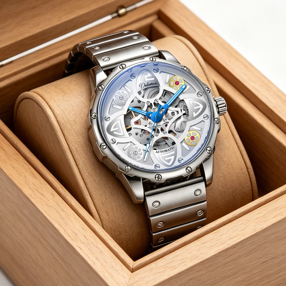 Top Brand Skeleton Automatic Mechanical Watch Men Fashion Luminous Stainless Steel Sports Hollow Watches Relogio Masculino
Top Brand Skeleton Automatic Mechanical Watch Men Fashion Luminous Stainless Steel Sports Hollow Watches Relogio Masculino