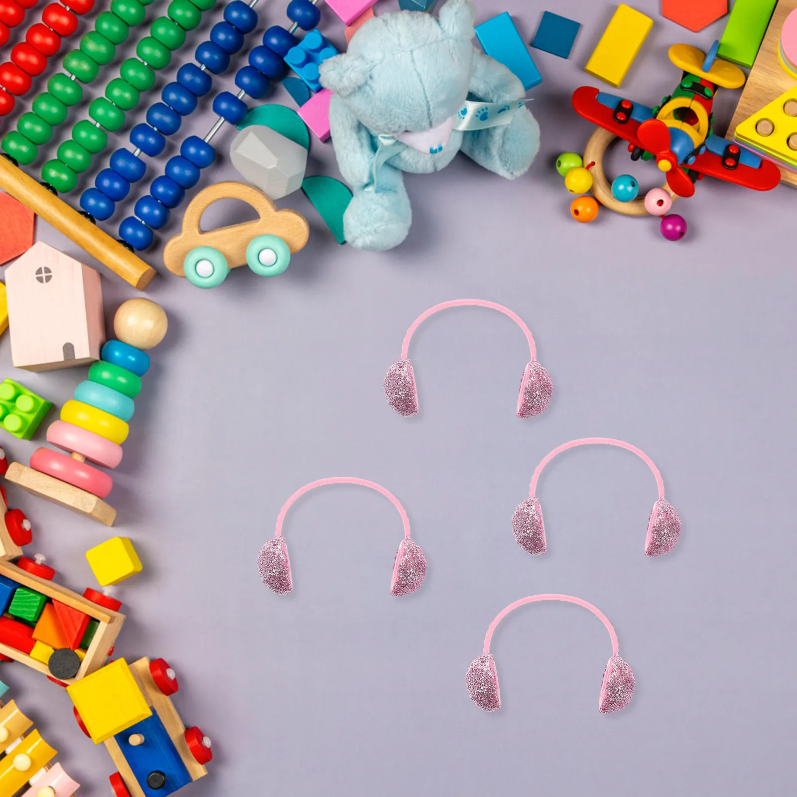 6Pcs Stylish Earmuff for Kids Dollhouse Winter Snow Outfit DIY Friendly Mini Handmade Headband and Hair Accessories
6Pcs Stylish Earmuff for Kids Dollhouse Winter Snow Outfit DIY Friendly Mini Handmade Headband and Hair Accessories