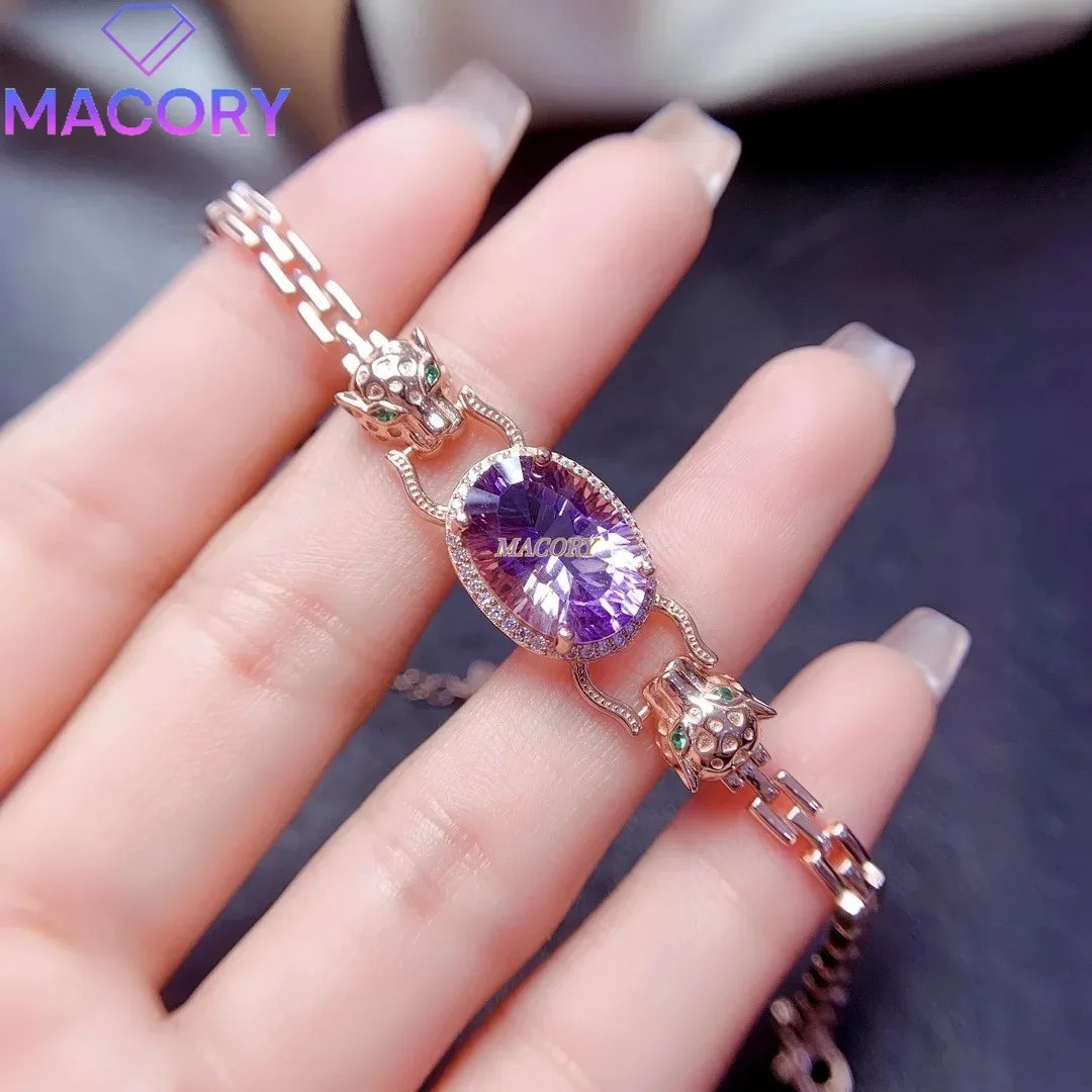 S925 Sterling Silver Natural Ametrine and Citrine Bracelet with Certificate Exquisite and Charming Wedding Jewelry for Women
S925 Sterling Silver Natural Ametrine and Citrine Bracelet with Certificate Exquisite and Charming Wedding Jewelry for Women