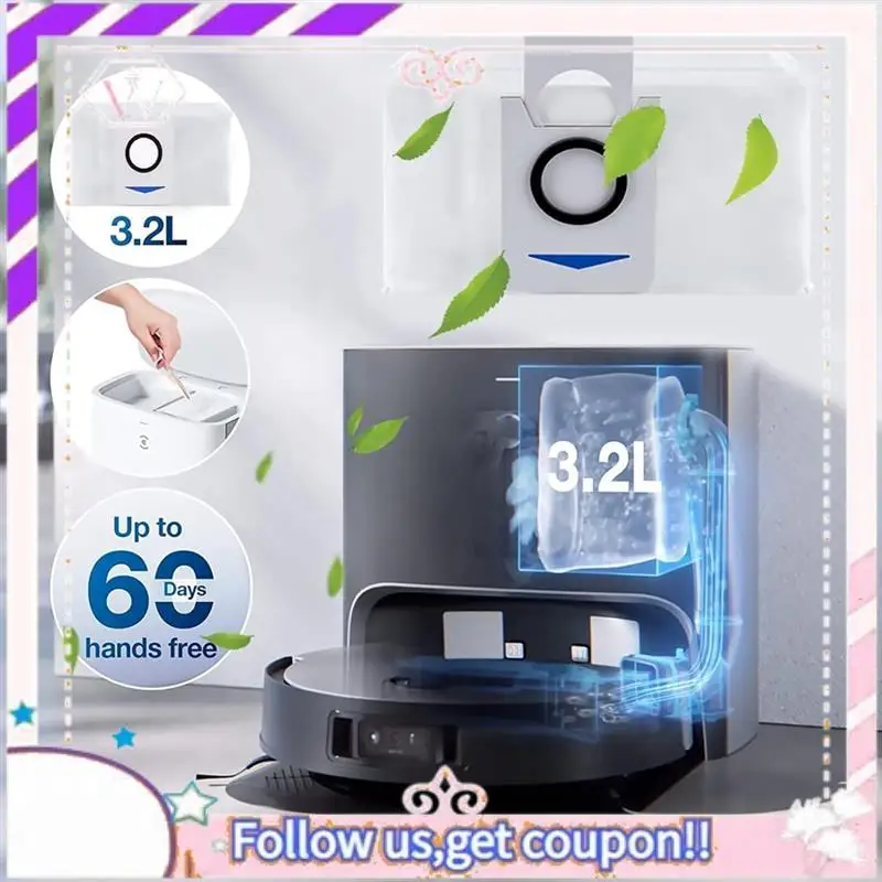Durable For ECOVACS DEEBOT X1 Omni Turbo T10 T20 Omni T20/T20 Max/T20 Prorobot Vacuum Cleaner Main Side Brush Filter Mop Bags Pa
Durable For ECOVACS DEEBOT X1 Omni Turbo T10 T20 Omni T20/T20 Max/T20 Prorobot Vacuum Cleaner Main Side Brush Filter Mop Bags Pa