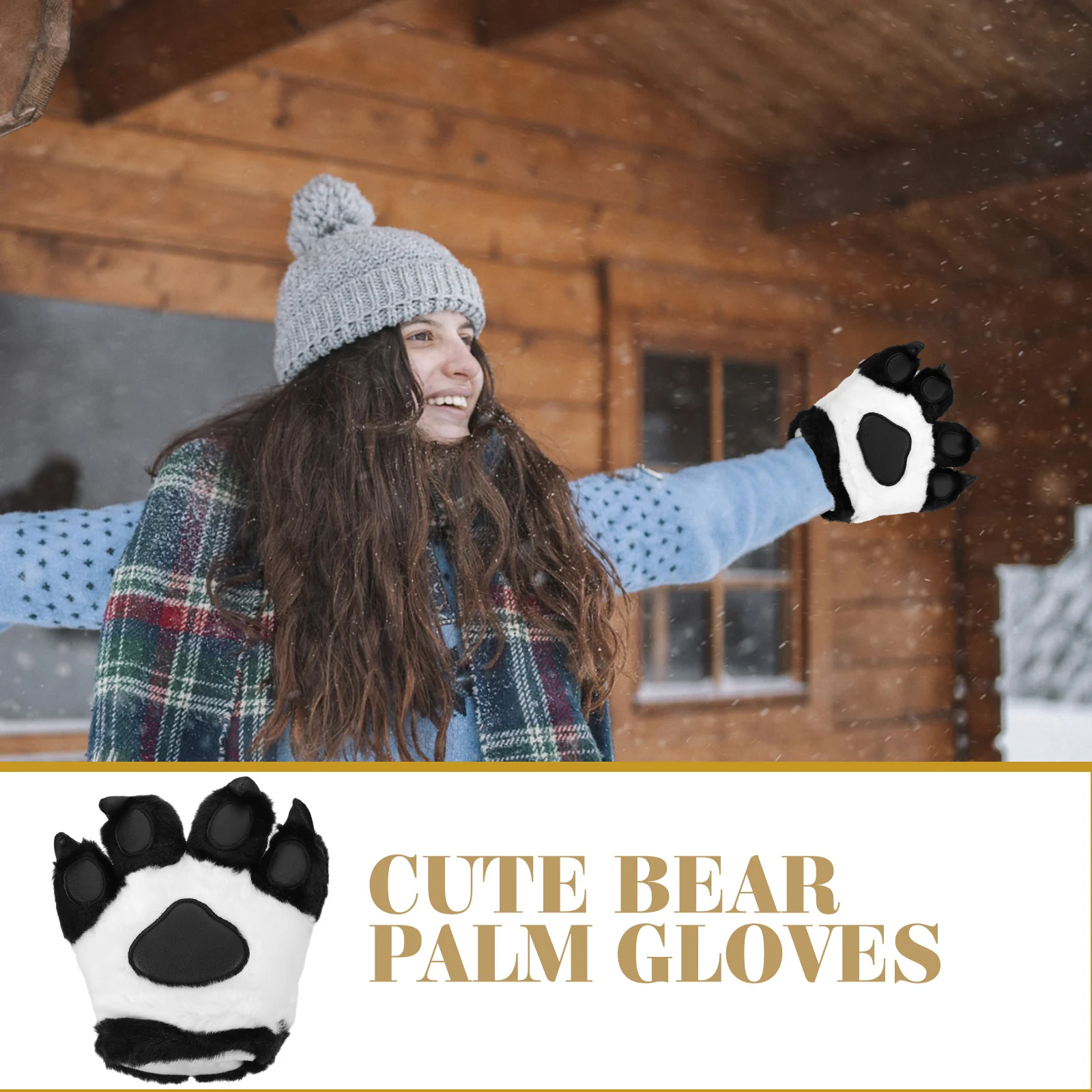 Animal Hand Cover Warm Cartoon Cosplay Adorable Gloves Black Soft Furry Mittens Role Play
Animal Hand Cover Warm Cartoon Cosplay Adorable Gloves Black Soft Furry Mittens Role Play