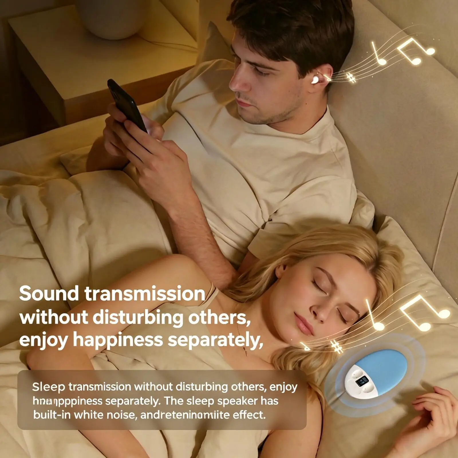 New Dual Function Ultra Soft Sleep Earbuds & Sleep Pillow Speaker Bluetooth 6.0 White Noise Device For Phone Laptop Travel Sleep
New Dual Function Ultra Soft Sleep Earbuds & Sleep Pillow Speaker Bluetooth 6.0 White Noise Device For Phone Laptop Travel Sleep