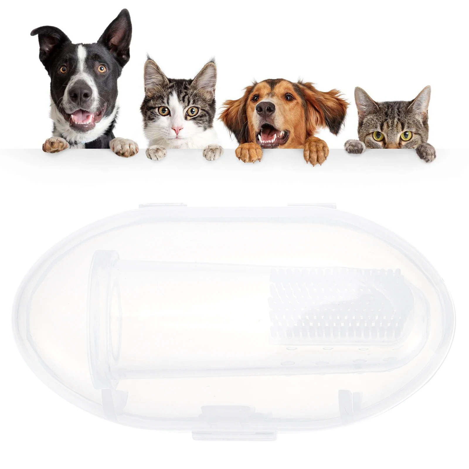 Finger Toothbrush For Pet Teeth Cleaning Dog Cat Silicone Oral Tools Household Practical Portable Small Dental Accessories
Finger Toothbrush For Pet Teeth Cleaning Dog Cat Silicone Oral Tools Household Practical Portable Small Dental Accessories