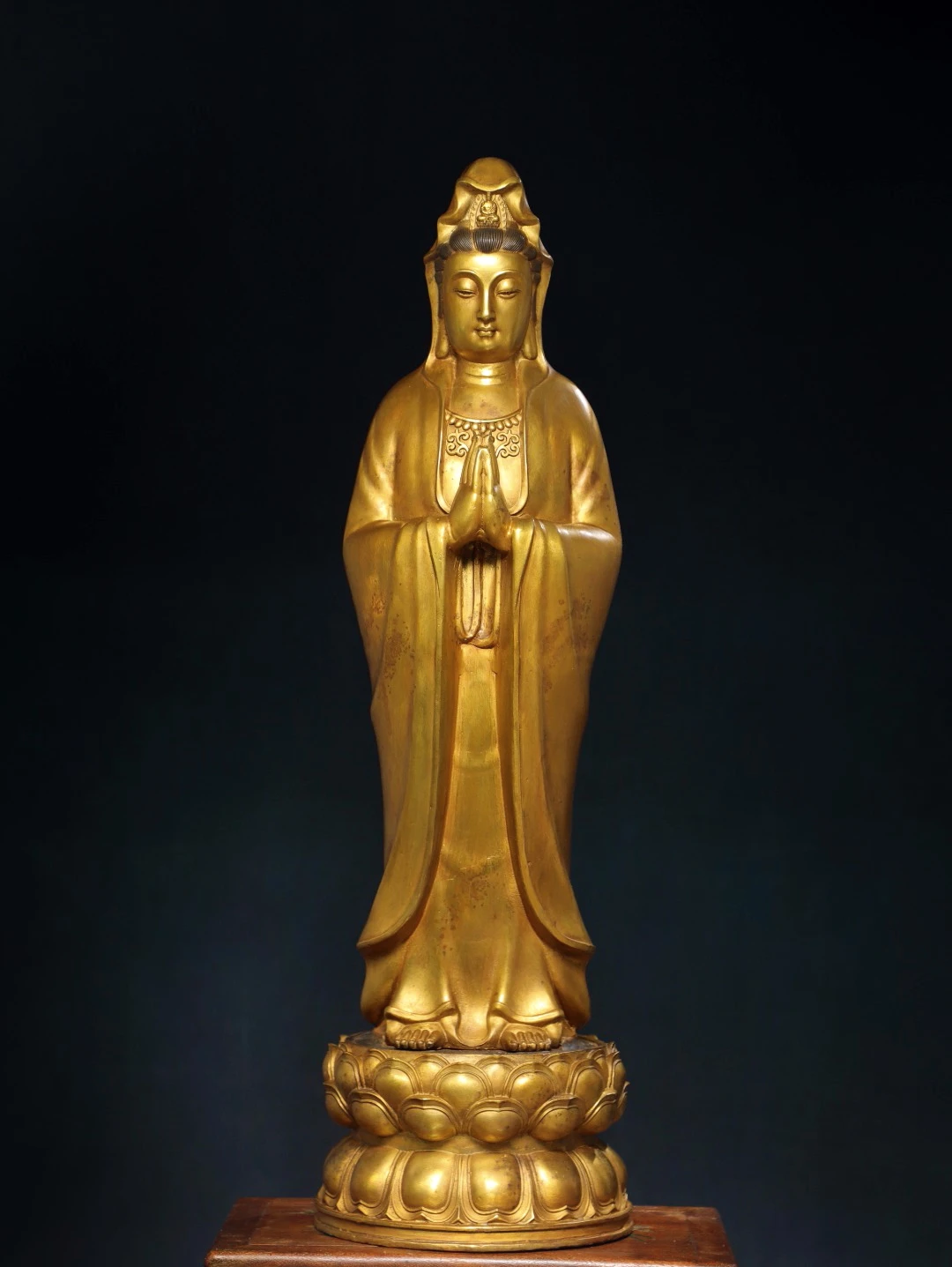 32" Folk Old Bronze Gilded Cinnabar Amitabha Buddha Guanyin Bodhisattva Station Buddha Lotus Buddha Terrace Worship Hall
32" Folk Old Bronze Gilded Cinnabar Amitabha Buddha Guanyin Bodhisattva Station Buddha Lotus Buddha Terrace Worship Hall