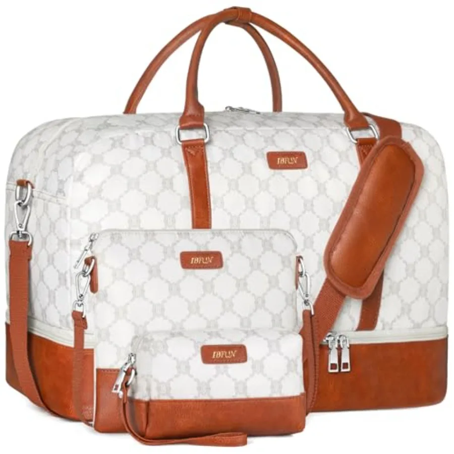 Weekender Bags for Women, 21" Weekender Travel Bag, Travel Duffle Bag with Shoe Compartment Carry on Overnight Duffel Bag for W
Weekender Bags for Women, 21" Weekender Travel Bag, Travel Duffle Bag with Shoe Compartment Carry on Overnight Duffel Bag for W