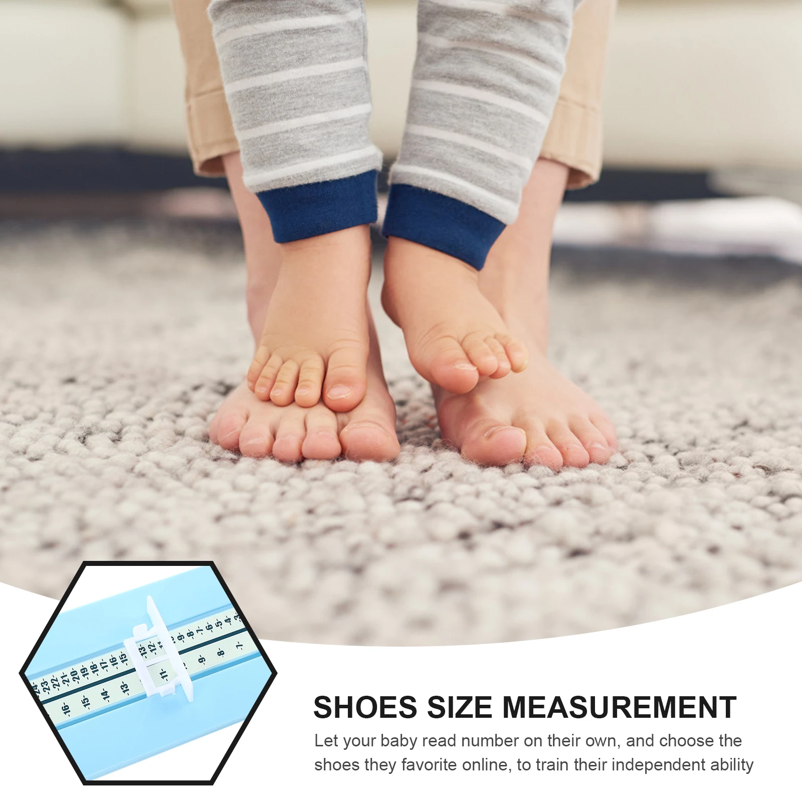 Foot Measuring Device ABS Shoes Size Measurement Baby Sizer Chart Cartoon Ruler Educational Tool Room Decoration Number Learning
Foot Measuring Device ABS Shoes Size Measurement Baby Sizer Chart Cartoon Ruler Educational Tool Room Decoration Number Learning