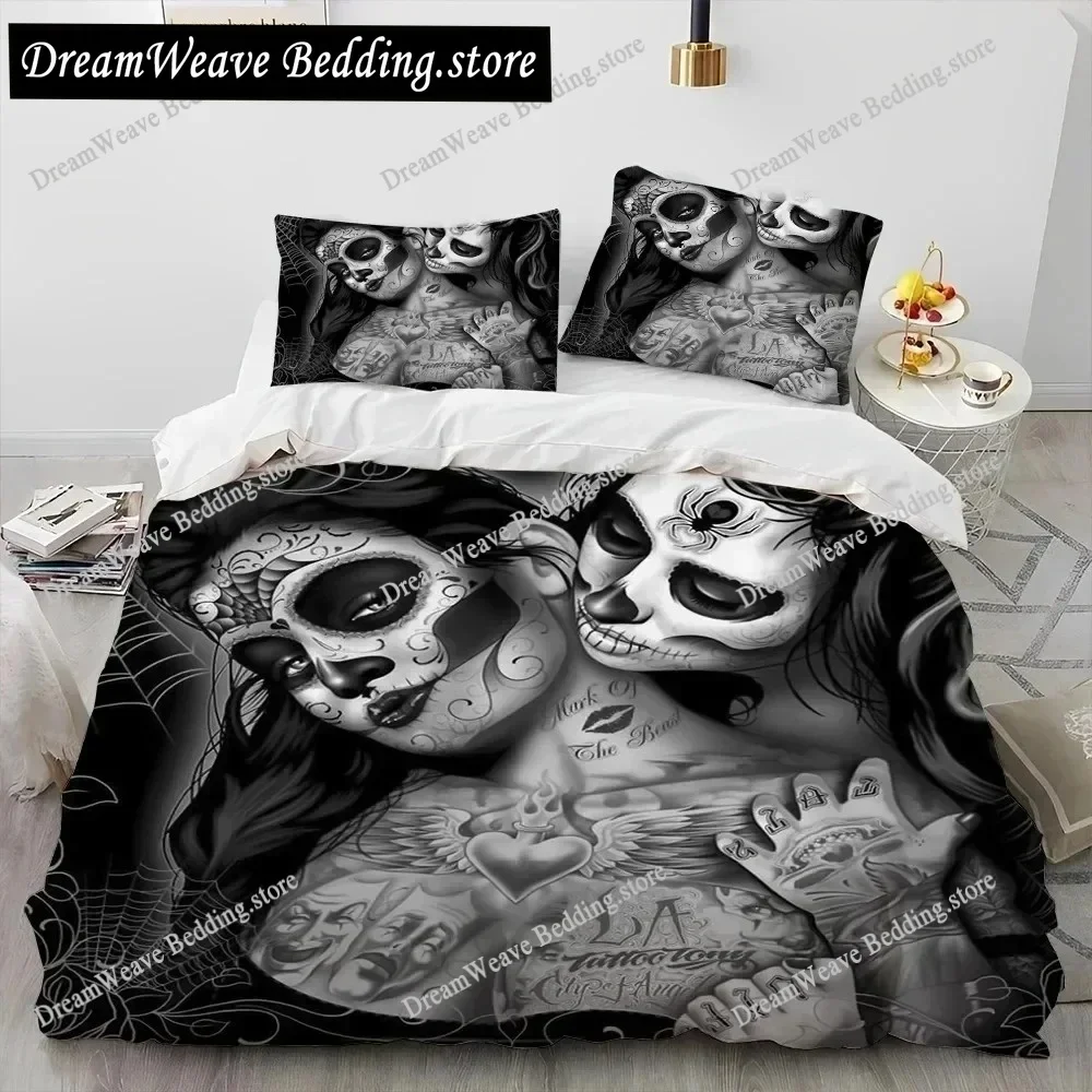 3D Horror Gothic Female Skull Dead Girl Comforter Bedding Set,Duvet Cover Bed Set Quilt Cover Home Textileextile Luxury Gift9639
3D Horror Gothic Female Skull Dead Girl Comforter Bedding Set,Duvet Cover Bed Set Quilt Cover Home Textileextile Luxury Gift9639