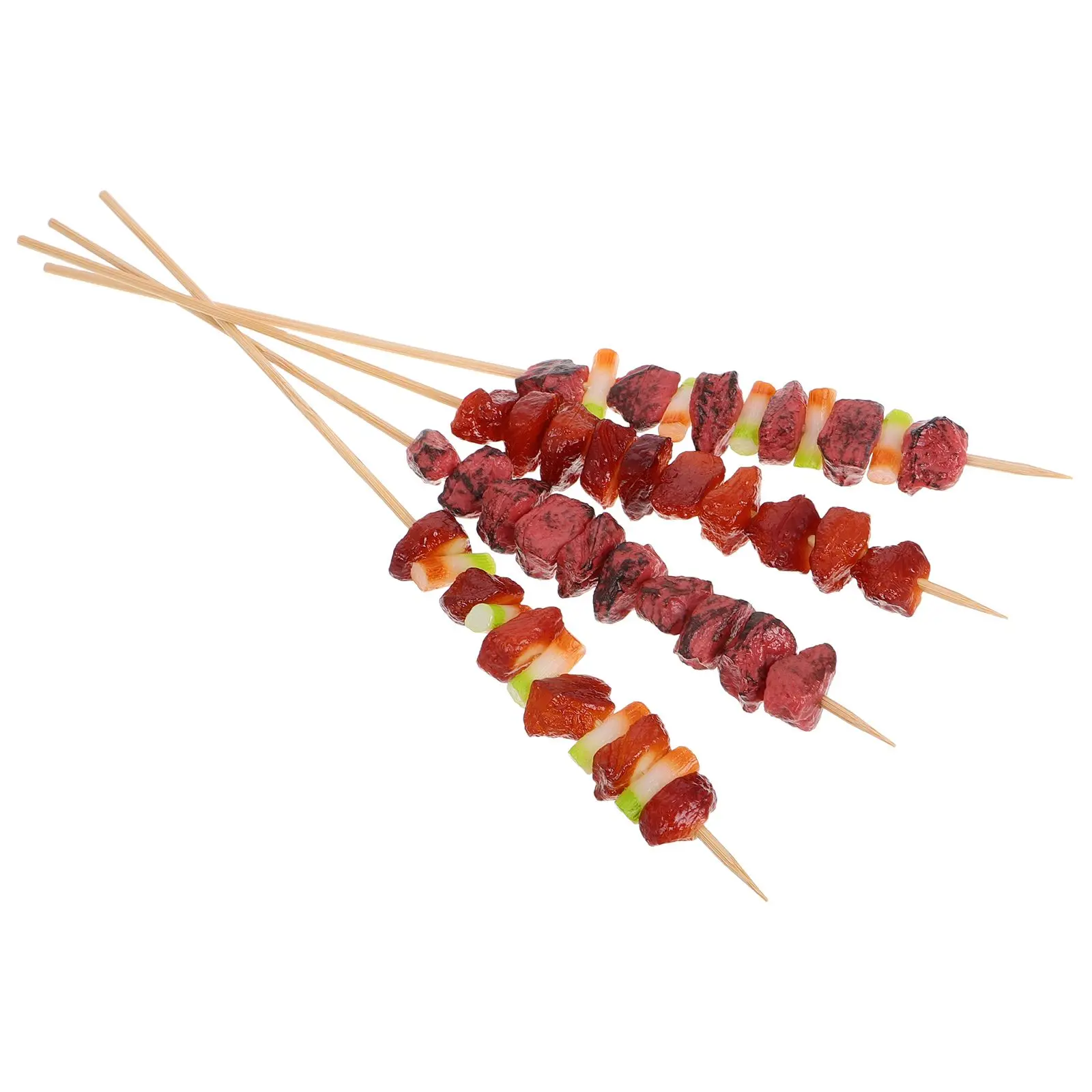 4 Pcs Simulation Barbecue Skewers Home Decoration Photography Props Imitation Meat Fake Food Realistic Pvc
4 Pcs Simulation Barbecue Skewers Home Decoration Photography Props Imitation Meat Fake Food Realistic Pvc