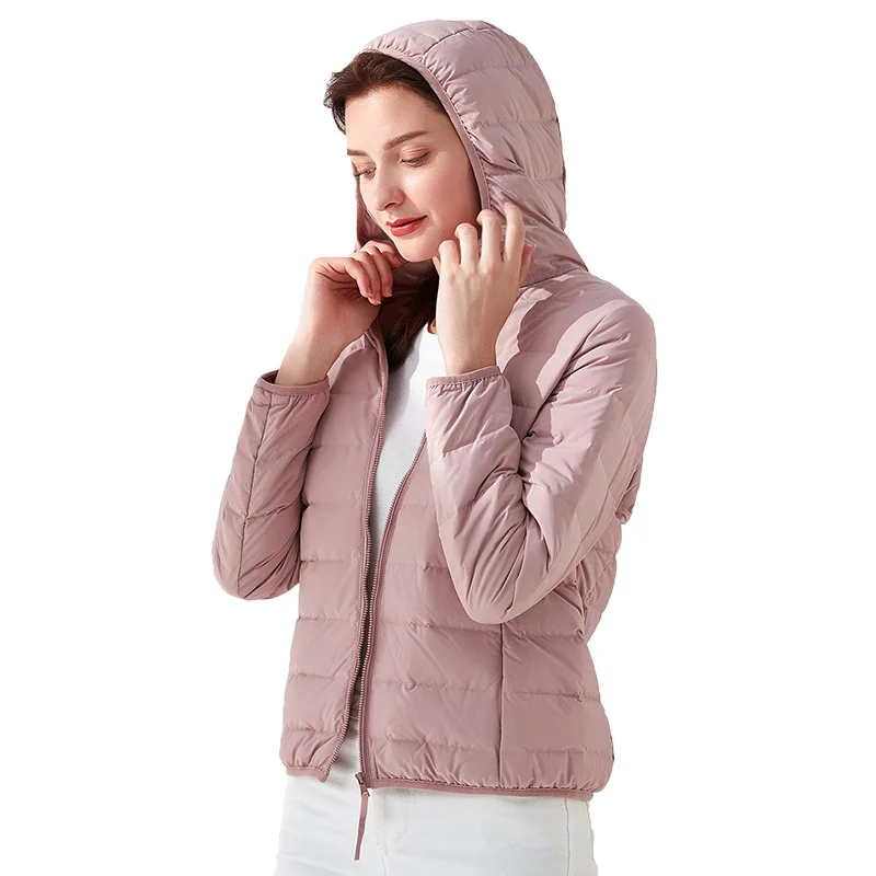 2024 New Hooded Seamless Duck Down Jackets Women Autumn Winter Warm Parkas Ultralight Puffer Coat Female Windproof Outerwear
2024 New Hooded Seamless Duck Down Jackets Women Autumn Winter Warm Parkas Ultralight Puffer Coat Female Windproof Outerwear