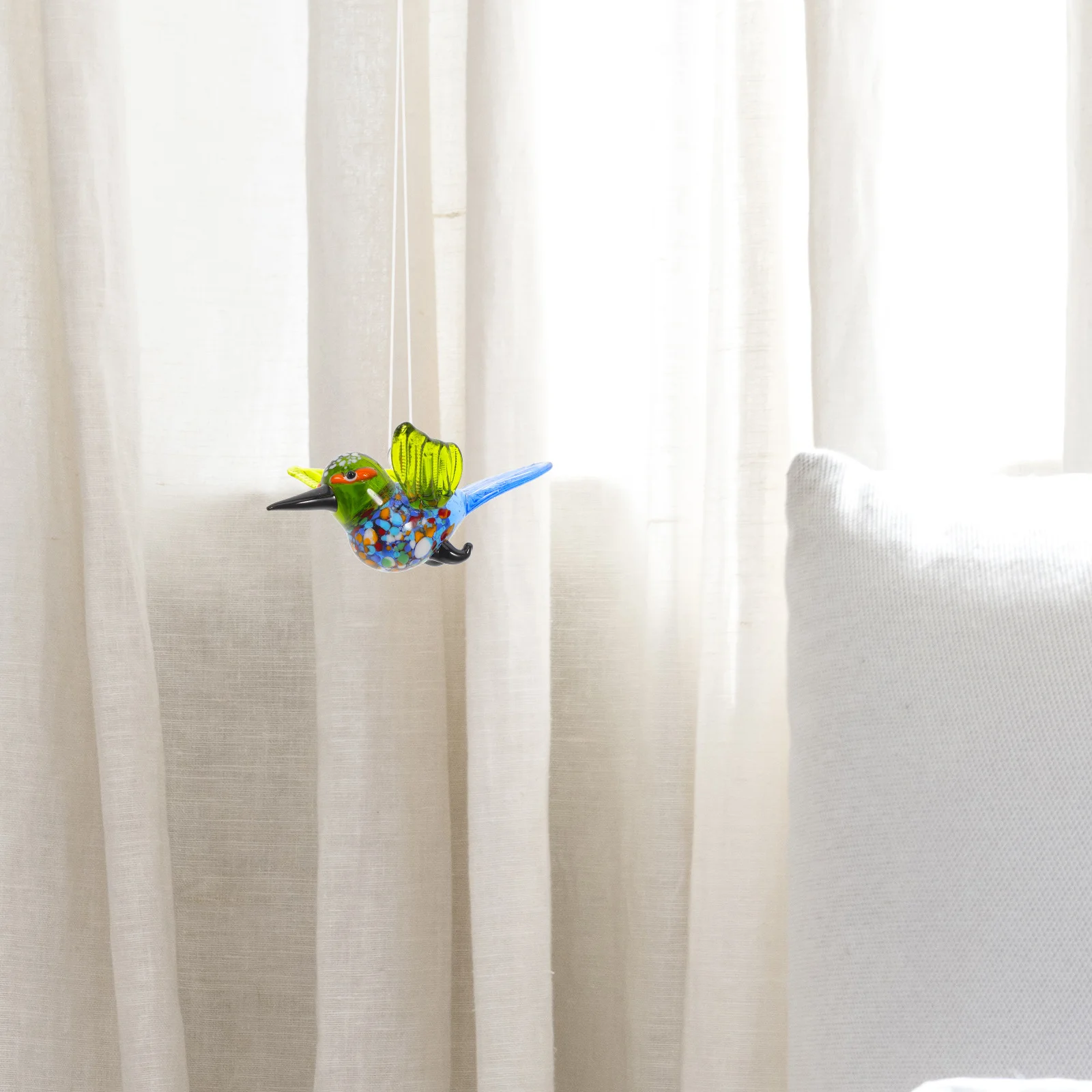 Transparent Ornament Simulated Bird Statue Decor Glass Hummingbird Colorful Ornaments
Transparent Ornament Simulated Bird Statue Decor Glass Hummingbird Colorful Ornaments