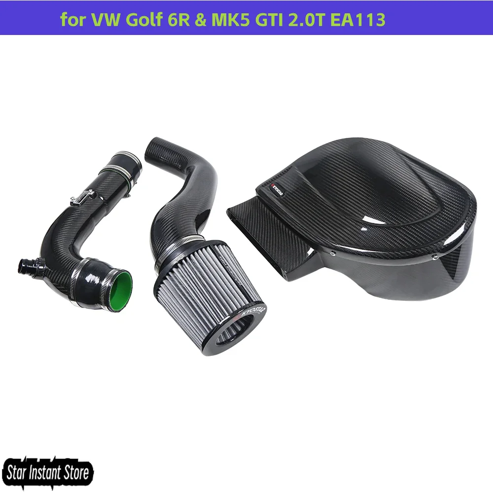 Полностью комплект впуска холодного воздуха из углеродного волокна | Высокопроизводительная система для VW Golf 6R и MK5 GTI 2.0T EA113
Полностью комплект впуска холодного воздуха из углеродного волокна | Высокопроизводительная система для VW Golf 6R и MK5 GTI 2.0T EA113