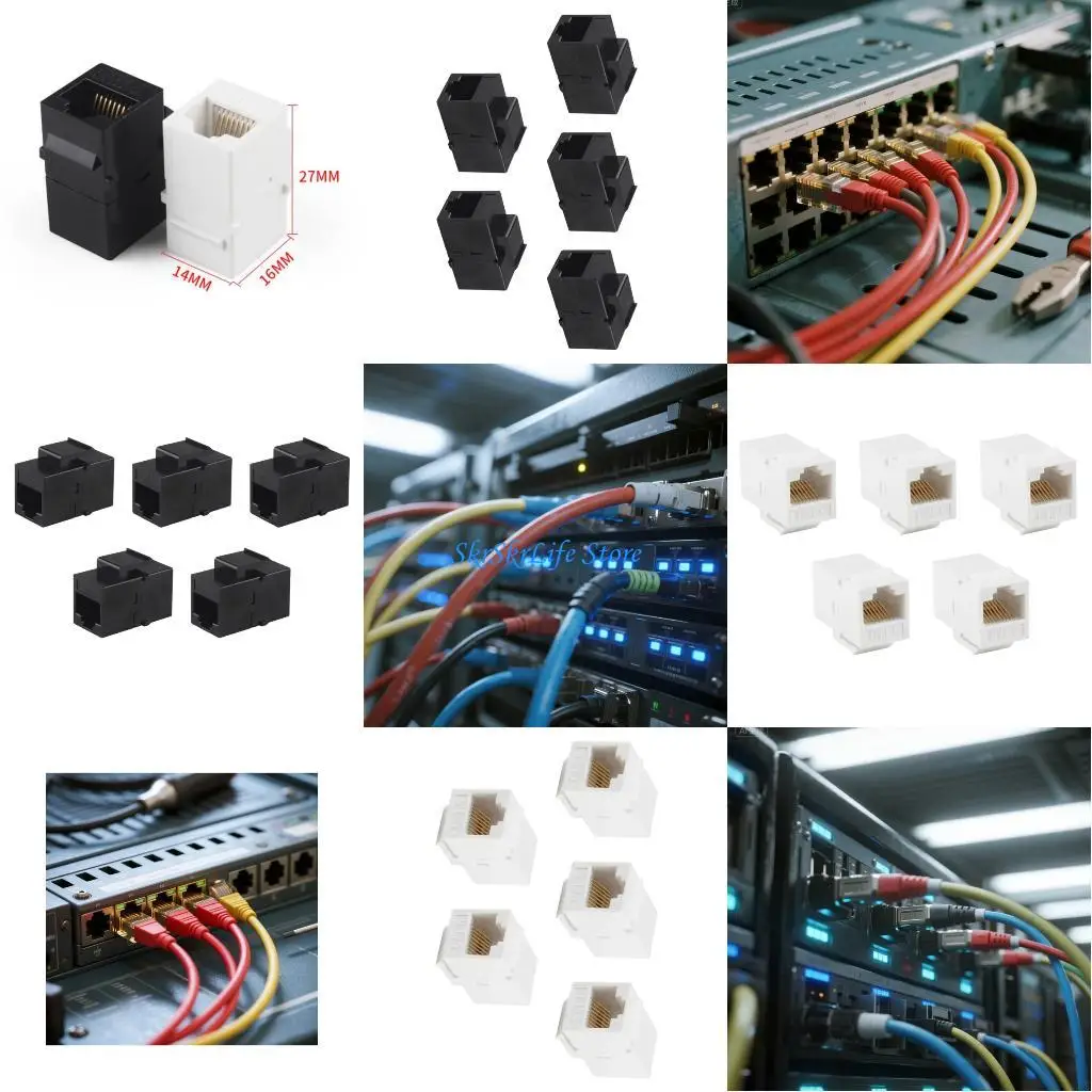 E65E 5Pcs Networking Module 8P8C RJ45 CAT6 Low Latency Pass Through Connector
E65E 5Pcs Networking Module 8P8C RJ45 CAT6 Low Latency Pass Through Connector