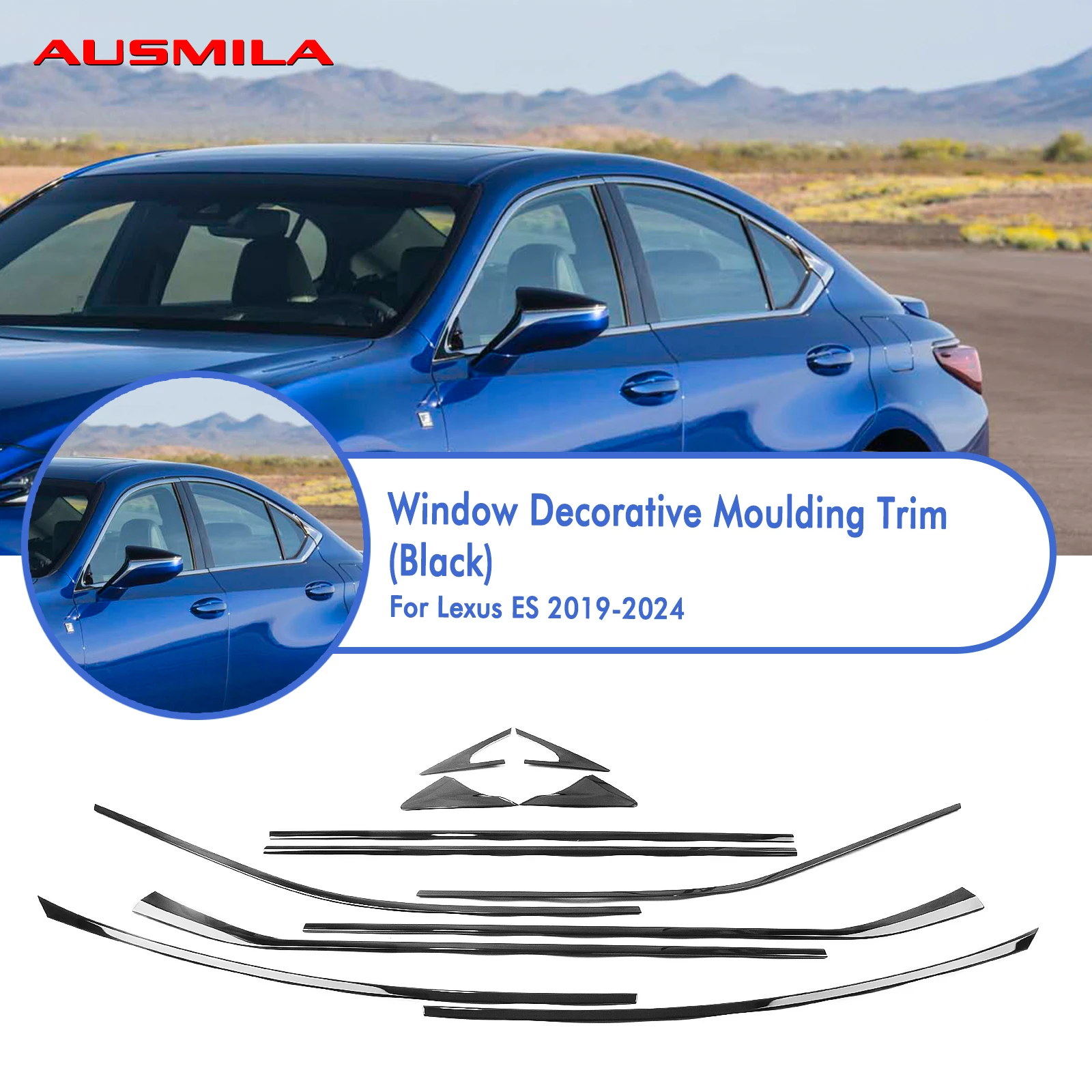 12PCS Weatherstrip Window Trim Seal Strip Cover For Lexus ES 2019 2020 2021 2022 2023 2024
12PCS Weatherstrip Window Trim Seal Strip Cover For Lexus ES 2019 2020 2021 2022 2023 2024