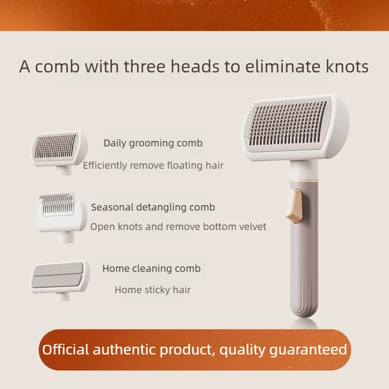 3-in-1 Pet Comb: Specialized Comb for Removing Loose Hair and Fleas from Cats—No Bathing Required
3-in-1 Pet Comb: Specialized Comb for Removing Loose Hair and Fleas from Cats—No Bathing Required