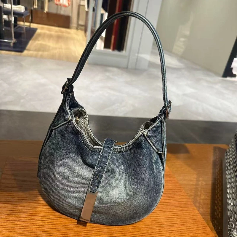 Women Denim Bag Large Capacity Strap Adjustable Crossbody Sling Bag Vintage Messenger Bags Casual Shopper Bags 2026 Shoulder Bag
Women Denim Bag Large Capacity Strap Adjustable Crossbody Sling Bag Vintage Messenger Bags Casual Shopper Bags 2026 Shoulder Bag