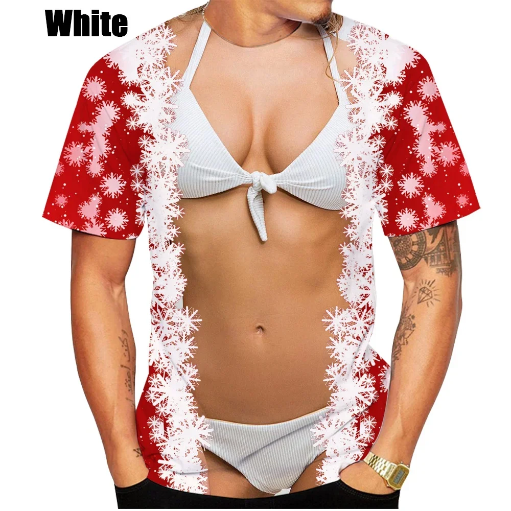Hot Sale Funny Muscle Christmas 3D Paint Men's/women's T Shirt 3D Printing Short-sleeved Tops
Hot Sale Funny Muscle Christmas 3D Paint Men's/women's T Shirt 3D Printing Short-sleeved Tops